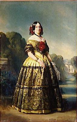 Franz Xaver Winterhalter Maria Luisa de Borbon oil painting image